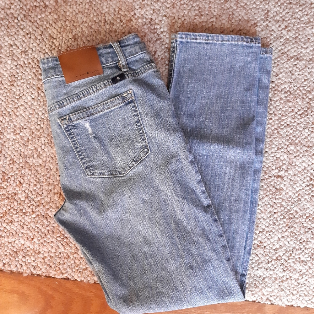 Lucky Brand Distressed Dylan Boyfriend Jean's 14 R